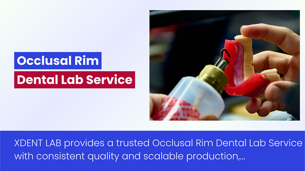 Occlusal Rim Dental Lab Service | XDENT LAB