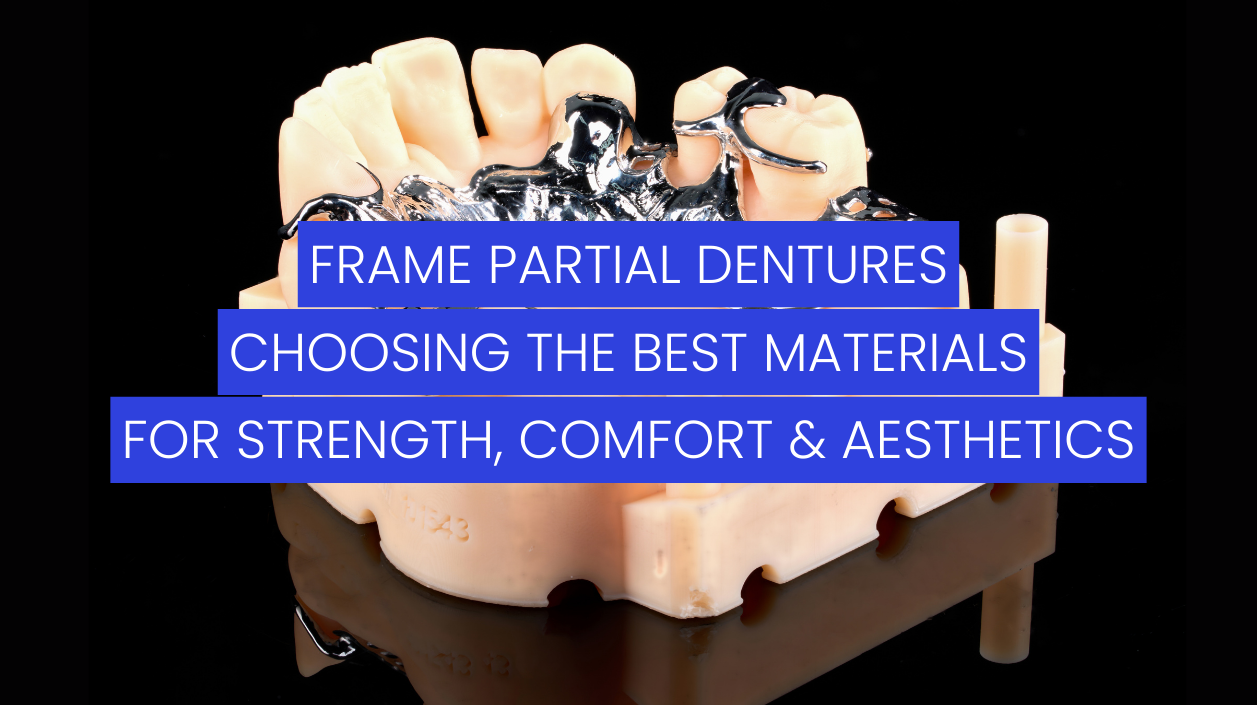 Materials for making frame partial dentures