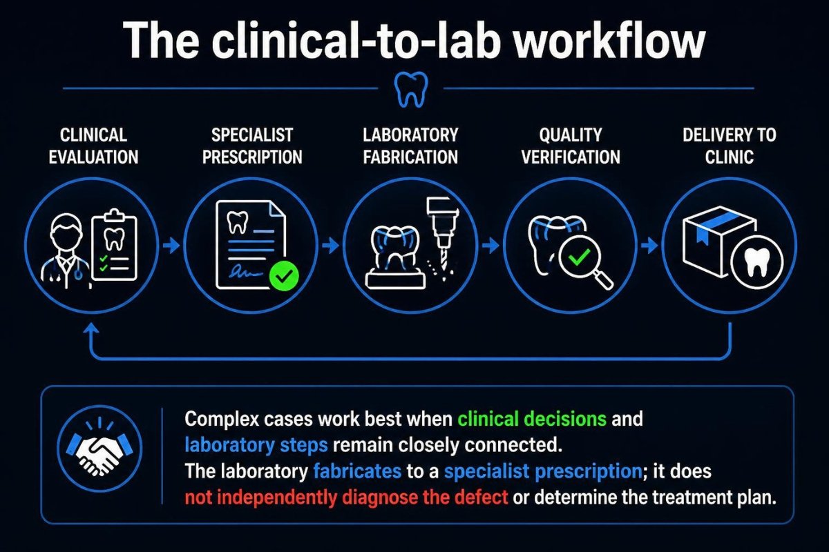 The clinical-to-lab workflow The clinical-to-lab workflow
