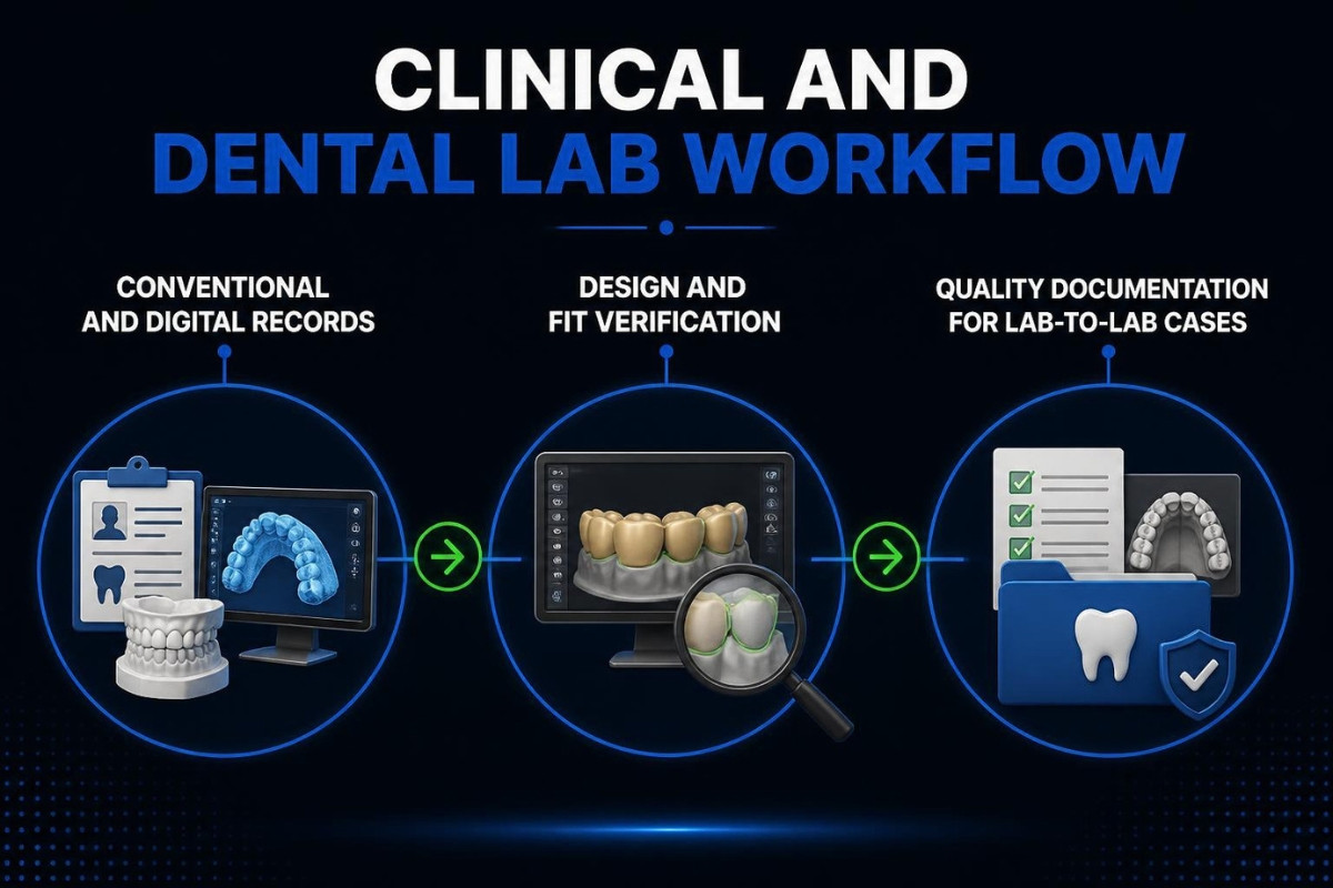 Clinical and dental lab workflow