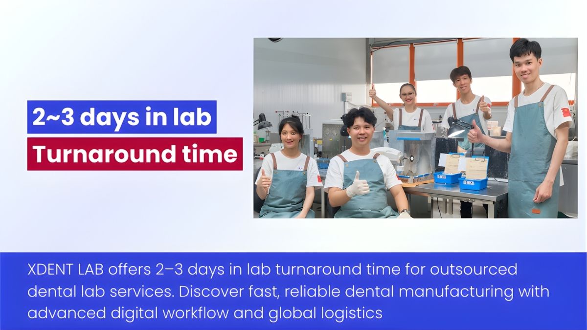Thời Gian Xử Lý Trong Labo 2~3 Ngày – XDENT LAB Gia Công Nha Khoa