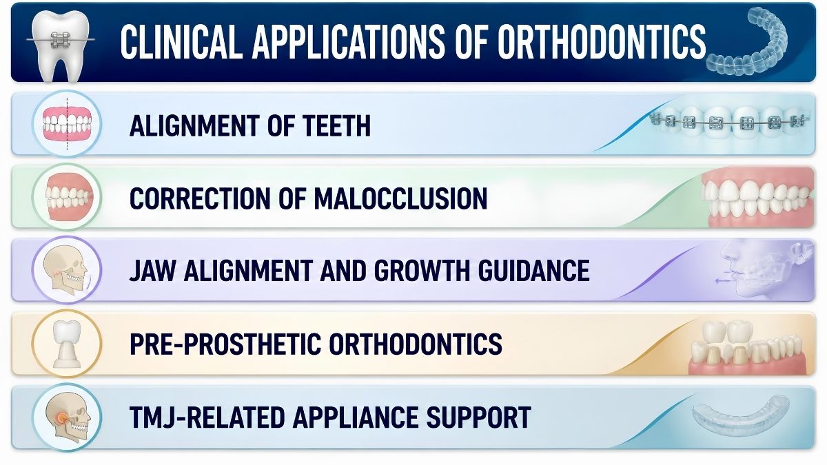 Clinical applications of orthodontics