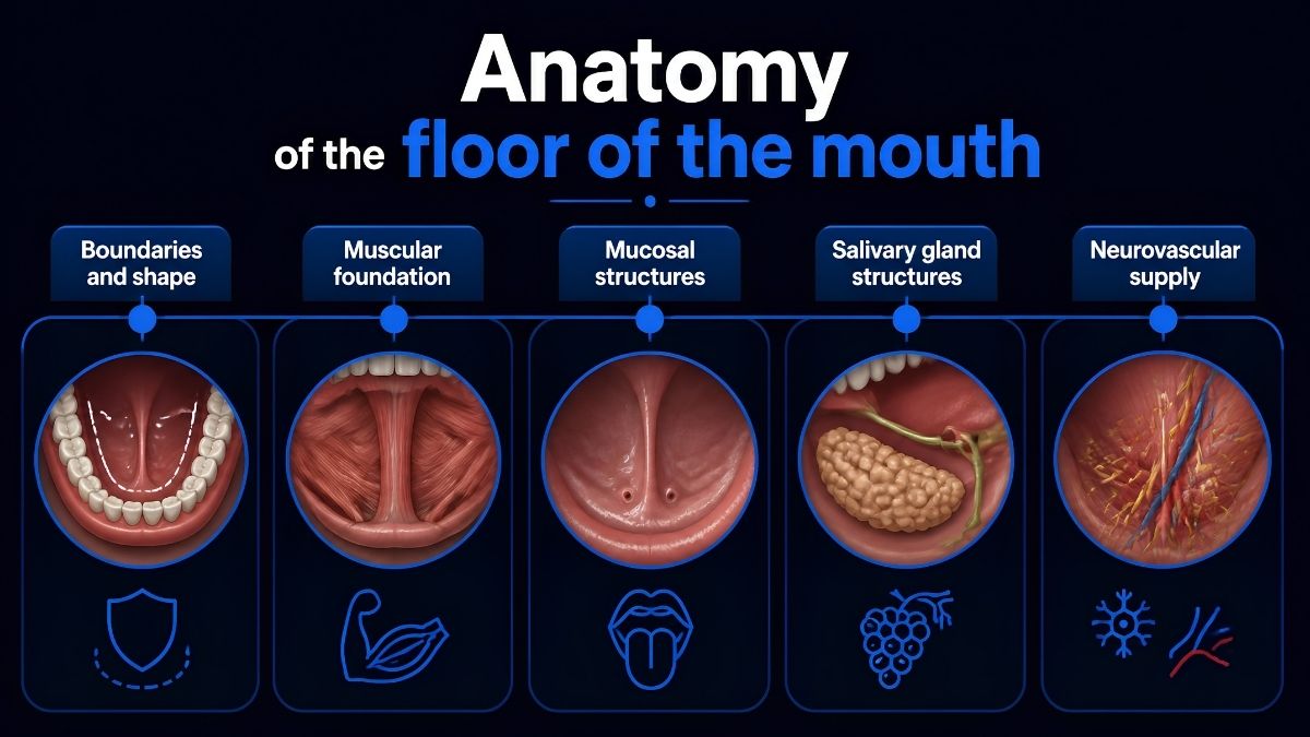 Anatomy of the floor of the mouth Anatomy of the floor of the mouth
