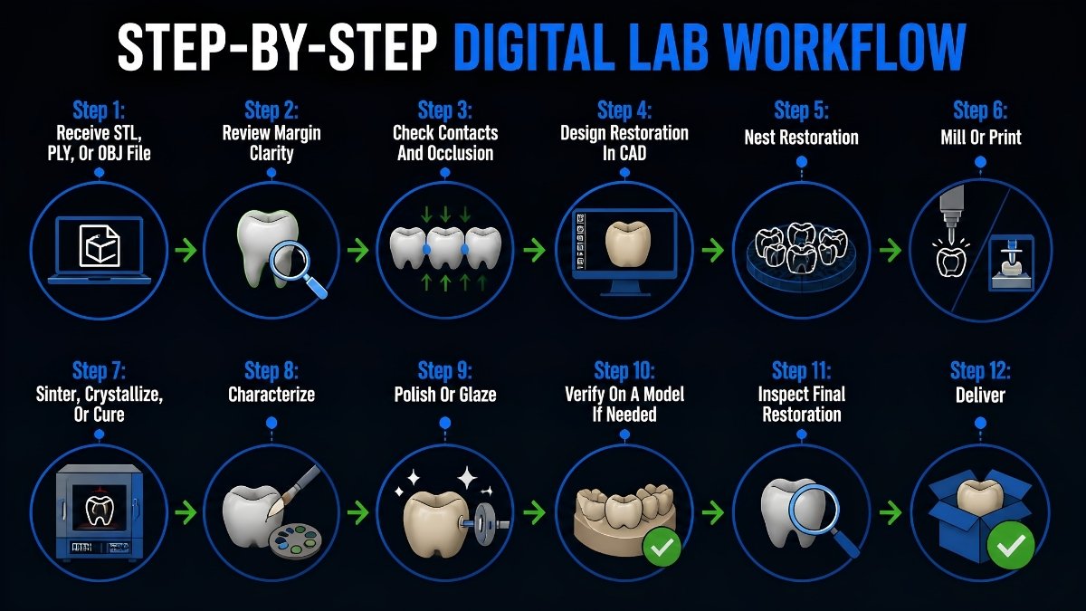 Step-By-Step Digital Lab Workflow