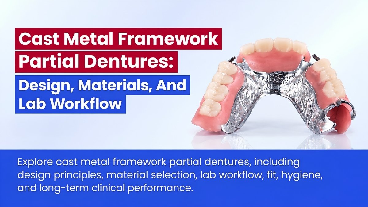 Cast Metal Framework Partial Dentures: Design, Materials, And Lab Workflow