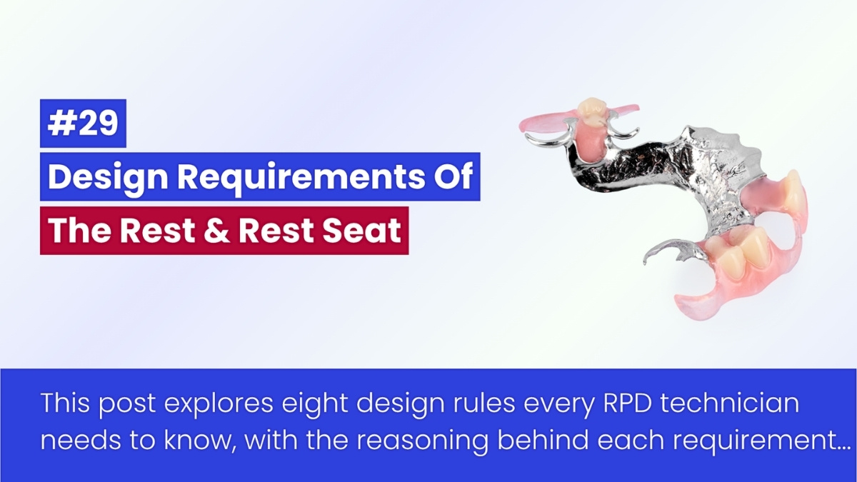 Design Requirements Of The Occlusal Rest And Rest Seat In RPD