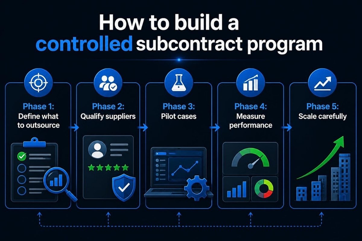How to build a controlled subcontract program How to build a controlled subcontract program