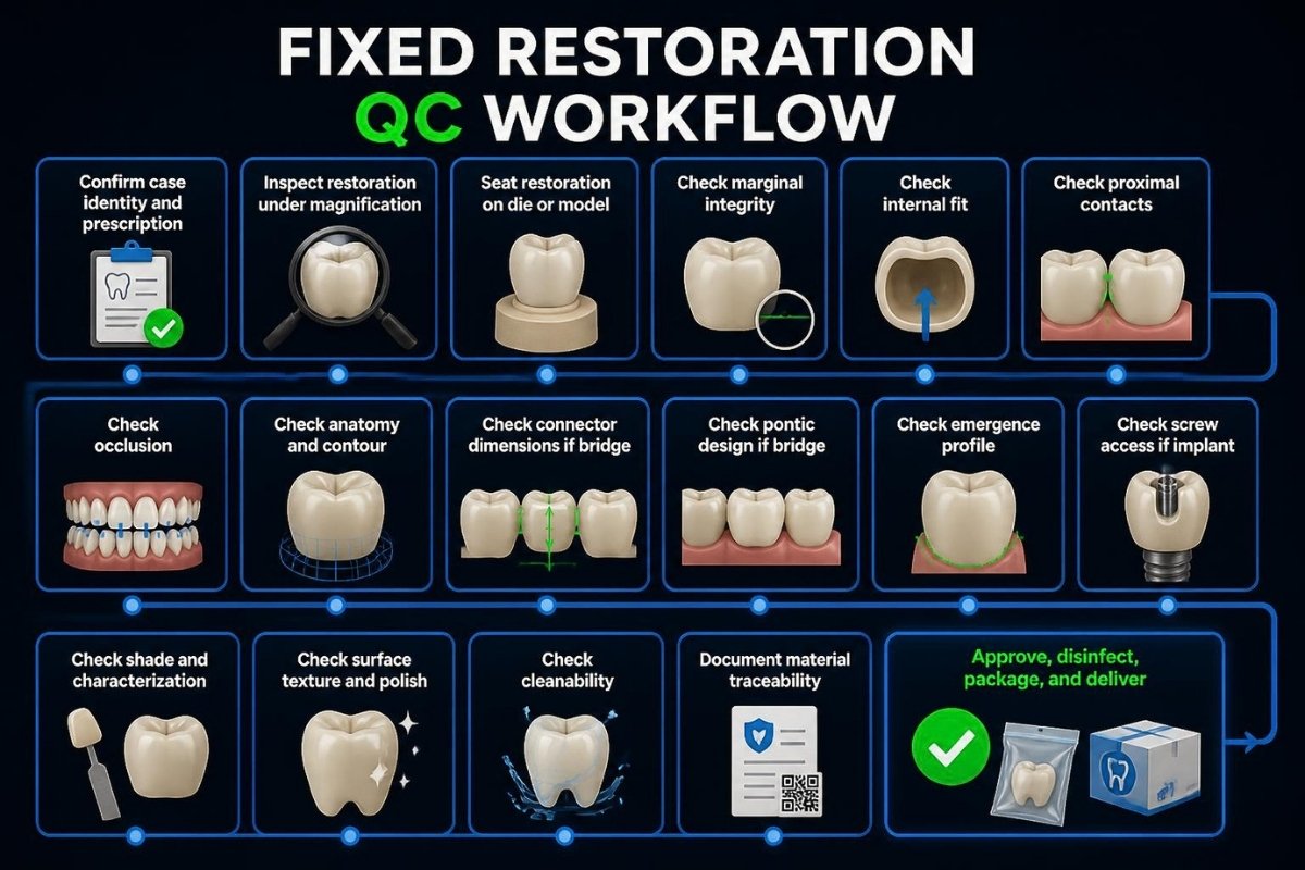 Fixed Restoration QC Workflow Fixed Restoration QC Workflow